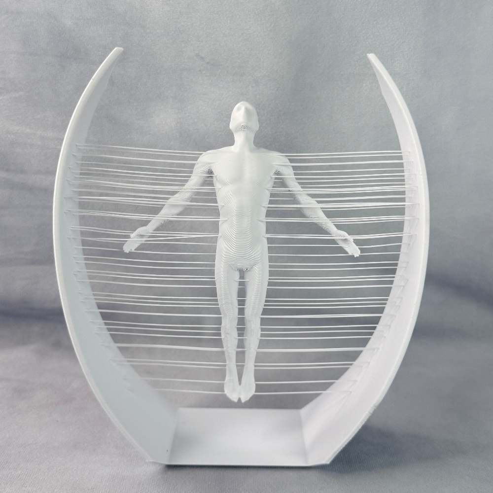 QUANTUM LEAP NBC SAM BECKETT IN QUANTUM ACCELERATOR 1989 ACTION FIGURE DISPLAY